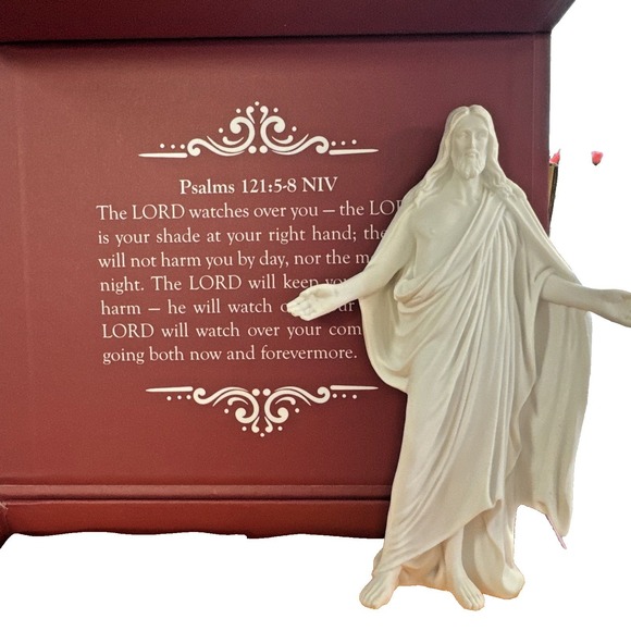 Cornerments Other - Cornerments Heavenly Guardian Jesus Christ Corner Wall Figurine White Psalm 121